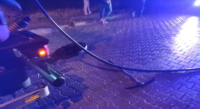 Manisa’da tıkanan kanalizasyon hattını açmaya çalışan işçi ağır yaralandı
