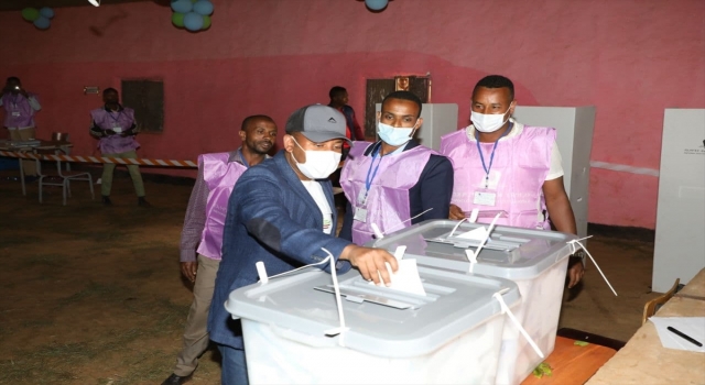 Etiyopya Başbakanı Abiy Ahmed, genel seçimlerde oyunu Beshasha’da kullandı