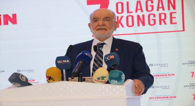 Saadet Partisi Genel Başkanı Karamollaoğlu, Diyarbakır 7. Olağan İl Kongresi’nde konuştu: