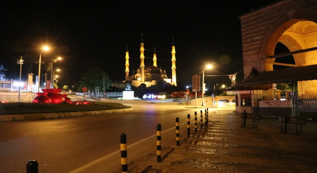 Trakya sokağa çıkma kısıtlamasıyla sessizliğe büründü