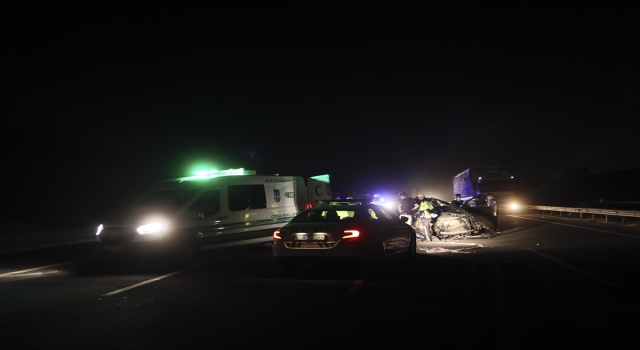 Ankara Çevre Yolu’nda otomobil TIR’a arkadan çarptı: 3 ölü, 1 yaralı