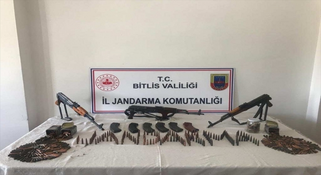 Bitlis’te silah ve mühimmat ele geçirildi