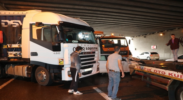 Trabzon’da zincirleme trafik kazasında 3 kişi yaralandı