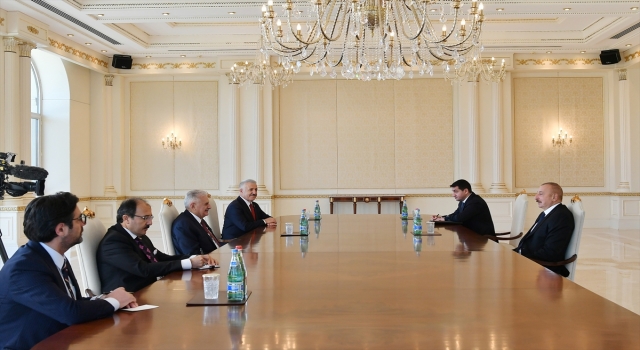 Azerbaycan Cumhurbaşkanı Aliyev, AK Parti Genel Başkanvekili Yıldırım’ı kabul etti