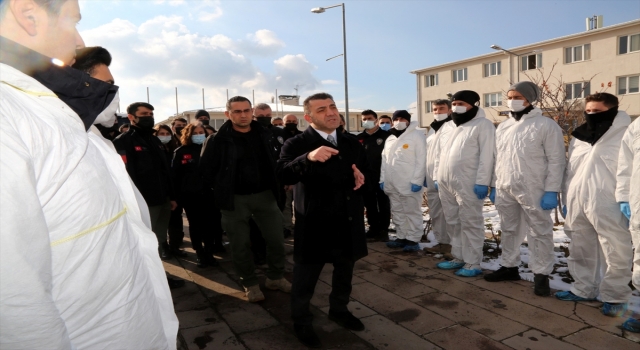 Olay yeri inceleme sınavını kazanan emniyet personeli eğitimine başladı