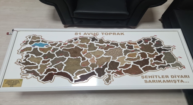 81 ilin toprağı şehitler diyarı Sarıkamış’a getirildi