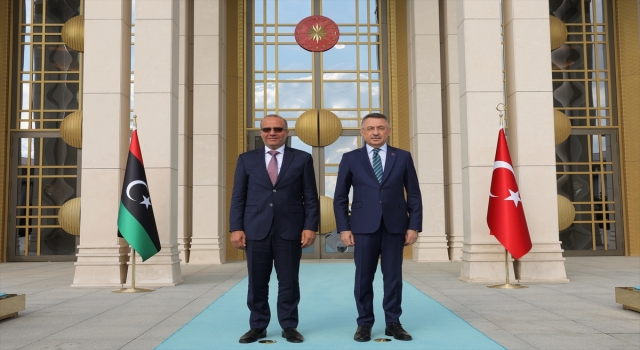 Cumhurbaşkanı Yardımcısı Oktay, Libya Başkanlık Konseyi Başkan Yardımcısı Lafi’yi kabul etti