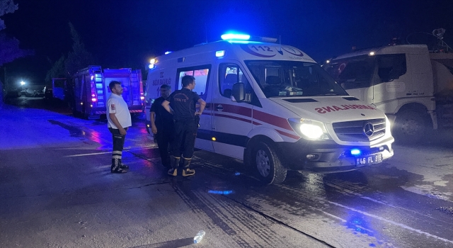 GÜNCELLEME Kahramanmaraş’ta atık kağıt toplama alanında yangın çıktı