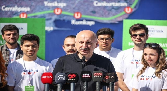 Ulaştırma ve Altyapı Bakanı Adil Karaismailoğlu: