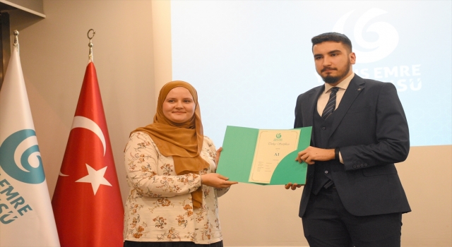 Saraybosna’da, YEE’de Türkçe öğrenenlere sertifikaları verildi