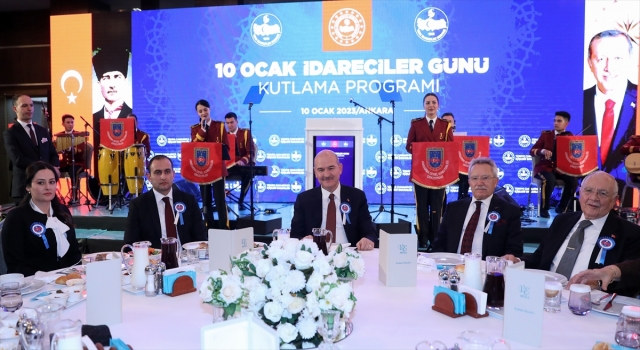 İçişleri Bakanı Soylu, 10 Ocak İdareciler Günü programında konuştu:
