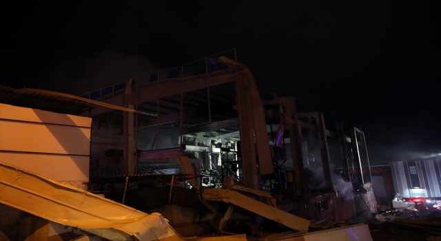 Kahramankazan Saraykent Sanayi Sitesi’nde yangın kontrol altına alındı