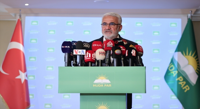 HÜDA PAR Genel Başkanı Yapıcıoğlu, seçimlere ilişkin aldıkları kararı açıkladı: