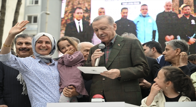 Cumhurbaşkanı Erdoğan, Deprem Konutları ve Yeni Devlet Hastaneleri Temel Atma Töreninde konuştu: (3)