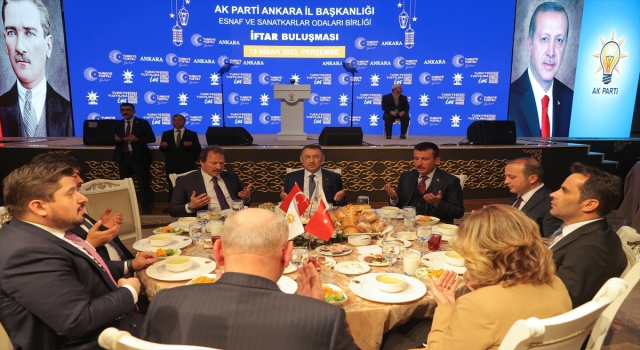 Cumhurbaşkanı Yardımcısı Oktay, Ankara Odalar İftar Programı’nda konuştu: