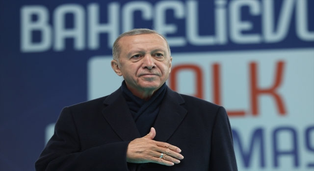 Cumhurbaşkanı ve AK Parti Genel Başkanı Erdoğan, partisinin Bahçelievler mitinginde konuştu: (1)