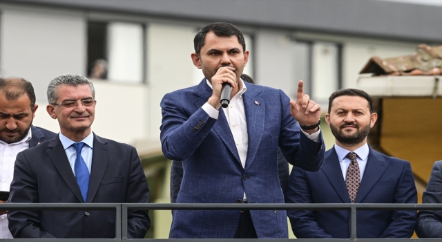 Çevre, Şehircilik ve İklim Değişikliği Bakanı Kurum, Kartal’da konuştu: