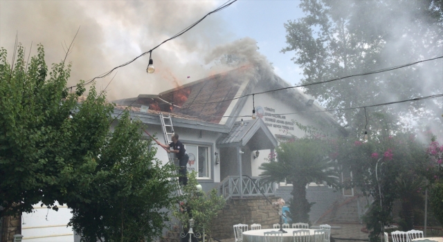 TSYD Adana Şubesi tesislerinde yangın çıktı