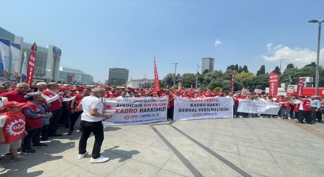 İstanbul’da GENELİŞ Sendikası üyelerinden iş bırakma eylemi