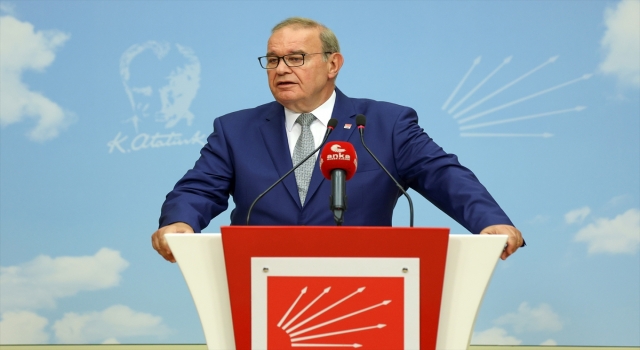 CHP Sözcüsü Öztrak, basın toplantısı düzenledi: