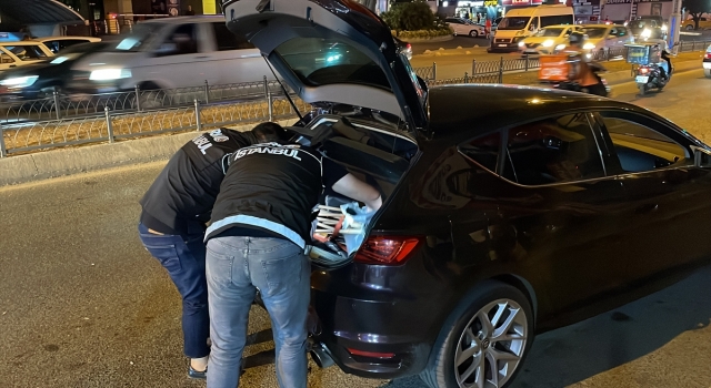 İstanbul’da narkotik uygulaması yapıldı 