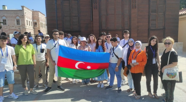 Karabağ şehitlerinin çocukları Yerebatan Sarnıcı Müzesi’ni gezdi