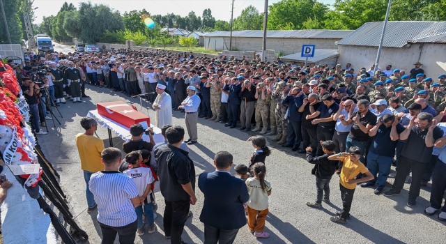 Şehit Piyade Uzman Çavuş Kırmızıkoç, Van’da son yolculuğuna uğurlandı