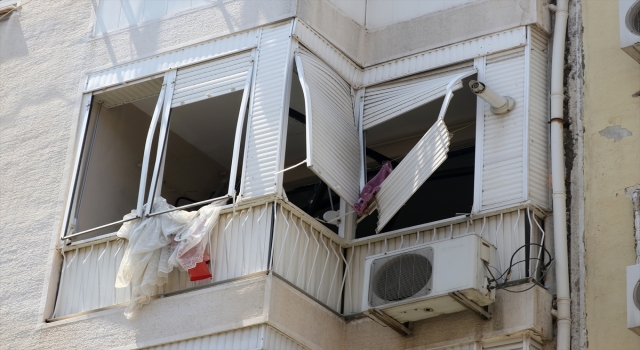 İzmir’de evde doğal gaz patlaması sonucu 2 kişi yaralandı