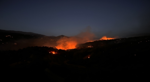 GÜNCELLEME 3 Kahramanmaraş’ta çıkan orman yangınına müdahale ediliyor
