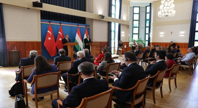 Macaristan Dışişleri Bakanı Szijjarto, Bakan Fidan ile ortak basın toplantısında konuştu: (1)