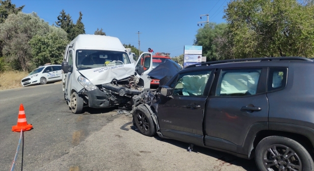 Datça’daki trafik kazasında 18 kişi yaralandı