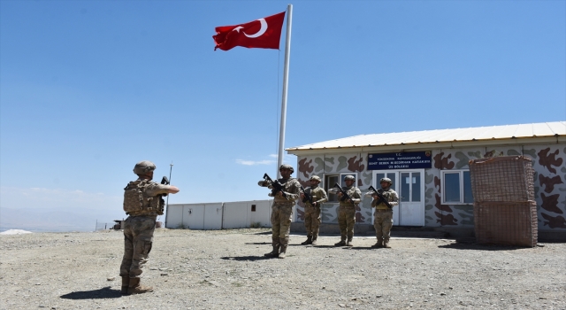 Güvenlik güçleri, şehit Bedirhan bebeğin isminin yaşatıldığı üs bölgesinde nöbette