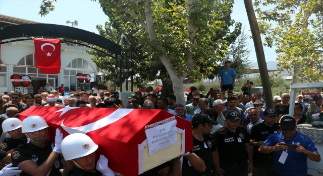 Şehit polis memuru Ramazan Kütük’ün cenazesi Hatay’da defnedildi