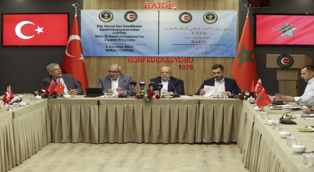 HAKİŞ Genel Başkanı Arslan, UNTM Genel Başkanı Mohamed’le bir araya geldi: