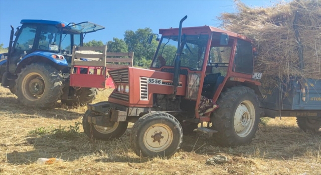 Uşak’ta iki traktör arasında kalan kişi ağır yaralandı