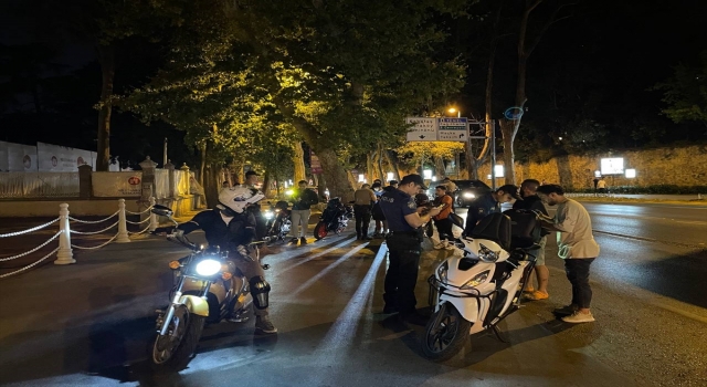 İstanbul’da motosiklet sürücülerine yönelik uygulama yapıldı 