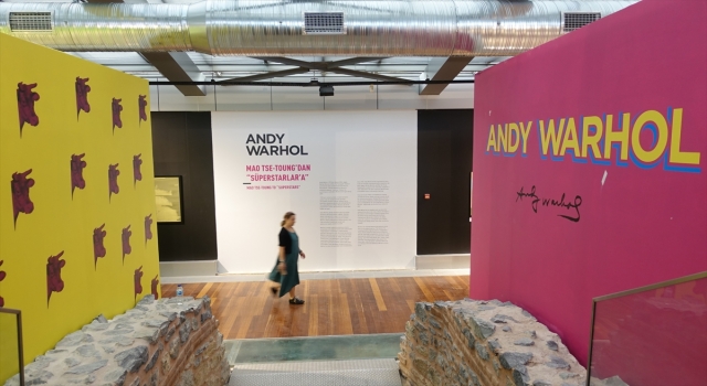”Andy Warholİstanbul” popart sergisi ziyarete açıldı