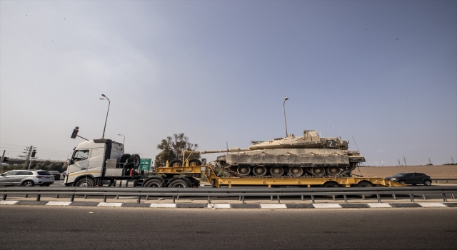 AA ekibi, Filistinli grupların sızma operasyonu gerçekleştirdiği Sderot’u görüntüledi