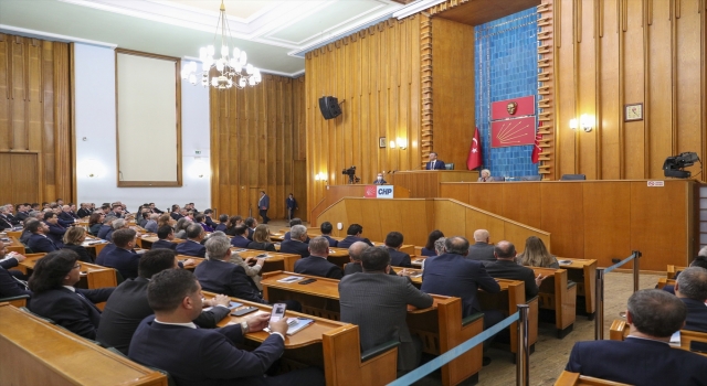 CHP’de milletvekilleri ve il başkanlarının katılımıyla kapalı grup toplantısı yapıldı