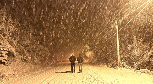 Kastamonu’da kar yağışı etkili oluyor