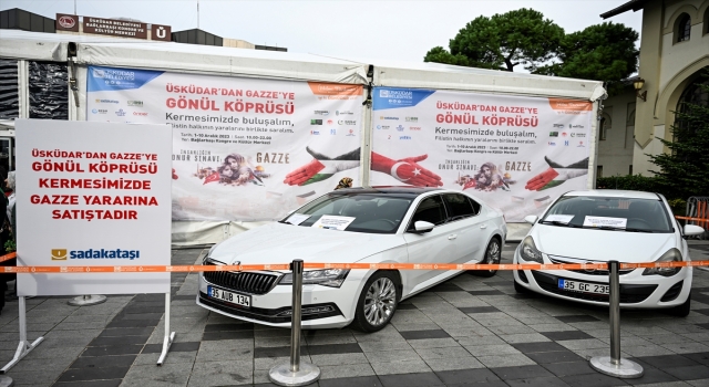 Üsküdar’da Gazze için ”Gönül Köprüsü” kermesi kuruldu