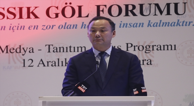 5. Cengiz Aytmatov Uluslararası Issık Göl Forumu’nun açılışı Ankara’da yapıldı