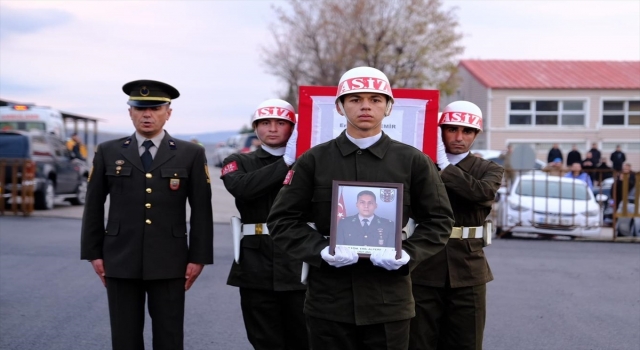 PençeKilit Operasyonu bölgesinde şehit olan asker için Şırnak’ta tören yapıldı