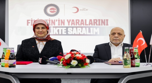 HAKİŞ’ten Filistin için Türk Kızılaya 5 milyon lira bağış