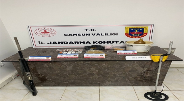Samsun’da uyuşturucu kullanan 2 şüpheli yakalandı 