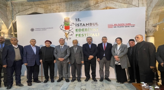 Bu yıl ”Filistin” temasıyla düzenlenen ”15. İstanbul Edebiyat Festivali” başladı