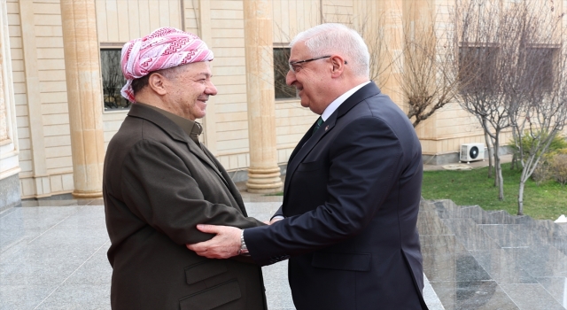 Milli Savunma Bakanı Güler, KDP Başkanı Barzani ile görüştü