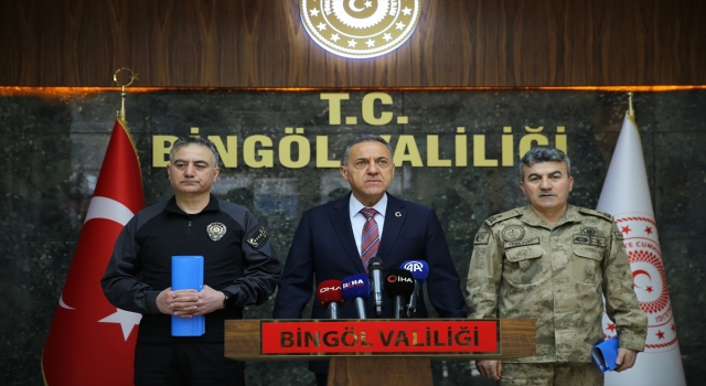 Bingöl Valisi Usta, silahlı saldırı olaylarıyla ilgili açıklama yaptı: