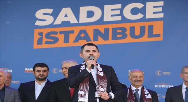 İBB Başkan adayı Kurum, Kartal’da konuştu: