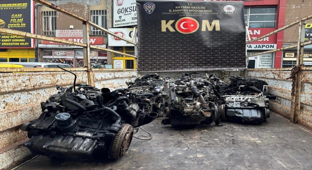 Kayseri’de ülkeye kaçak otomobil motoru getiren şüpheli yakalandı